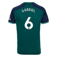 Fotbalové Dres Arsenal Gabriel Magalhaes #6 Alternativní 2023-24 Krátký Rukáv